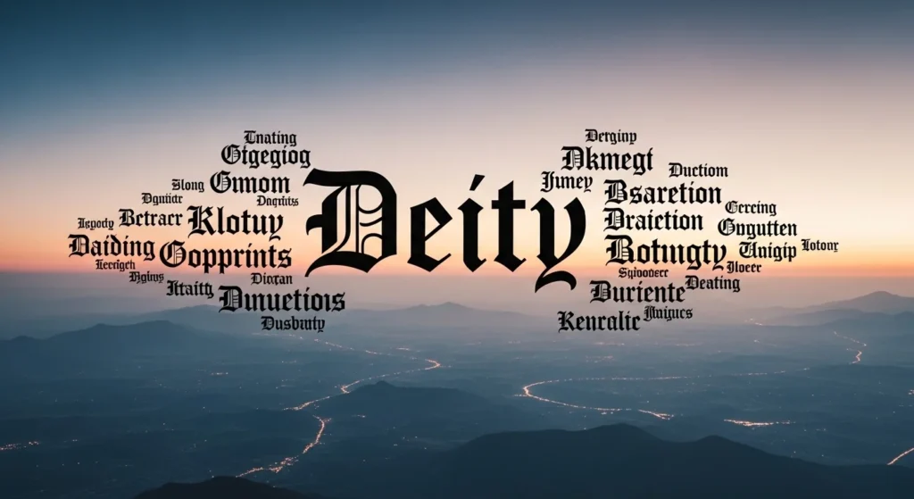 Synonyms of Deity