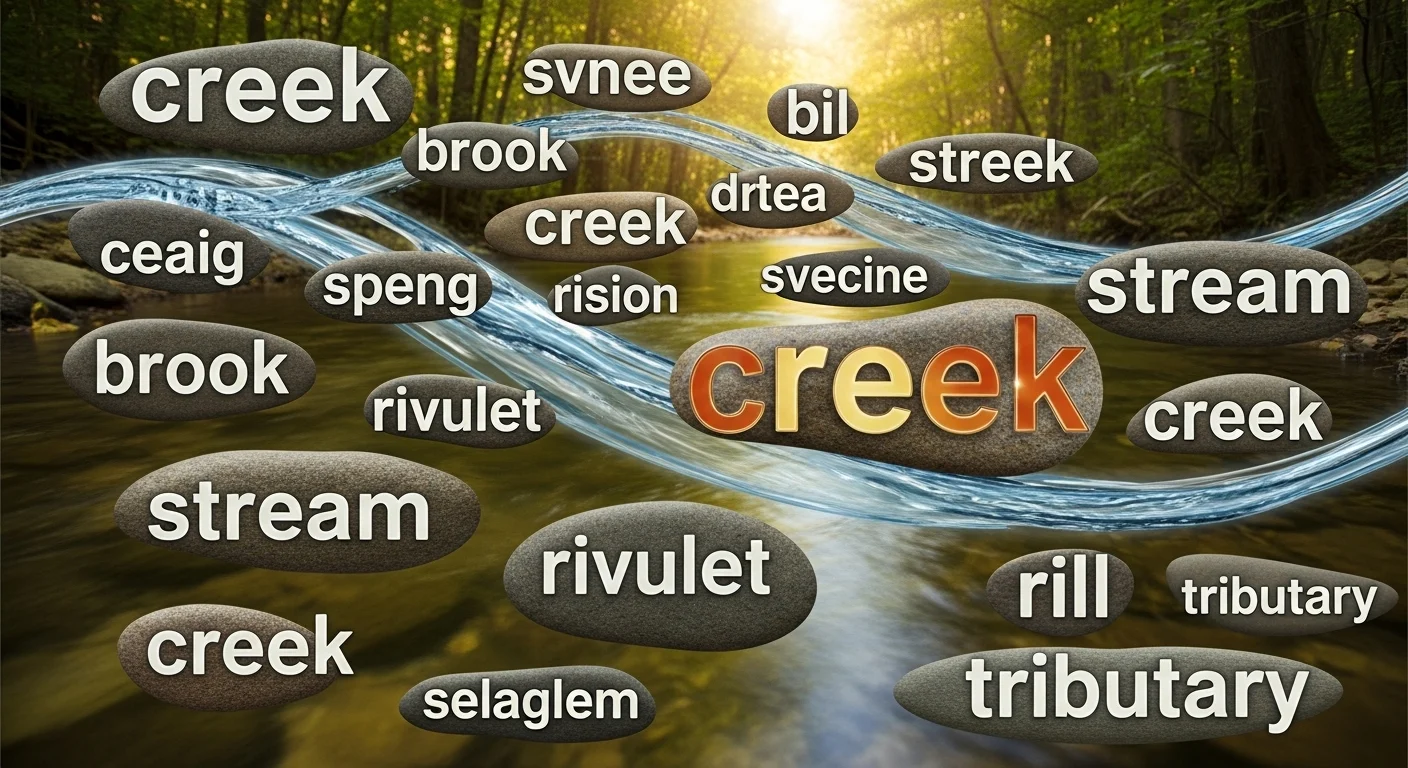 Synonyms of Creek