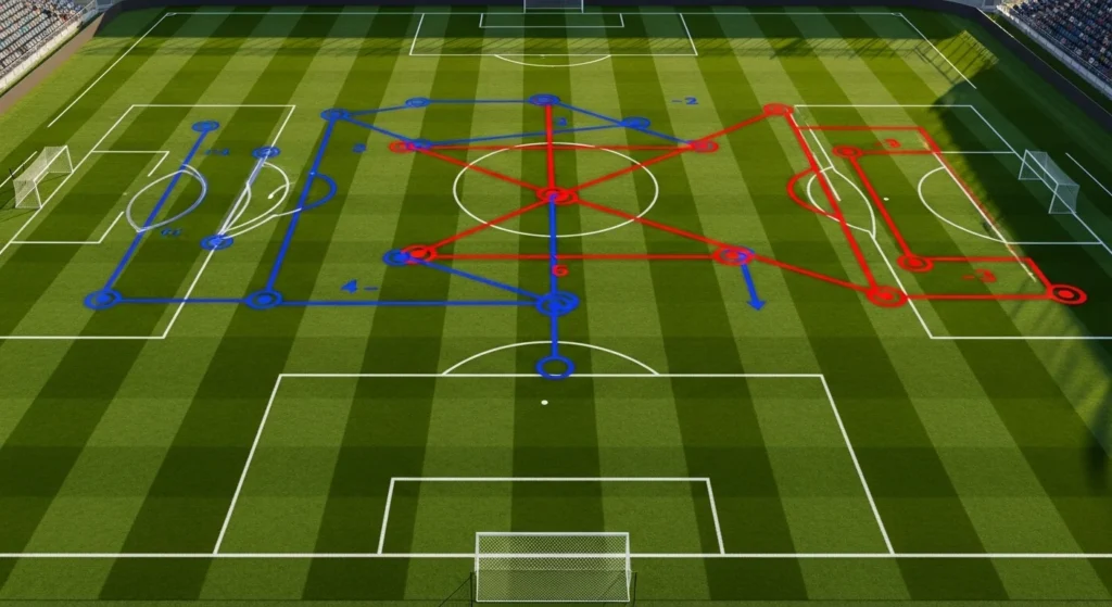 Position marked on the pitch
