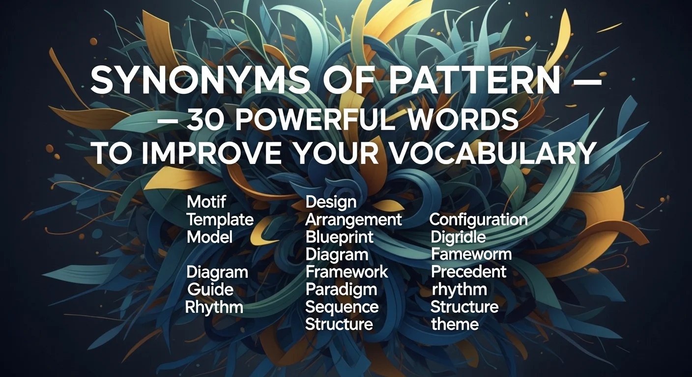 Synonmys of Pattern