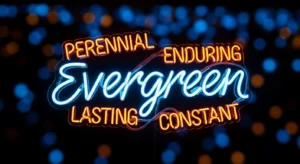 Synonyms for evergreen
