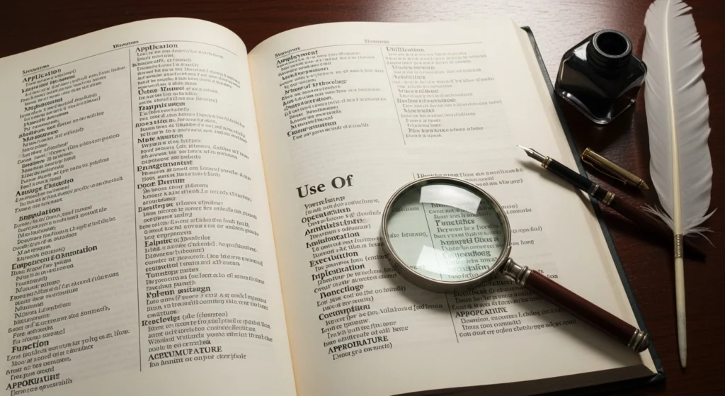 let's learn the words