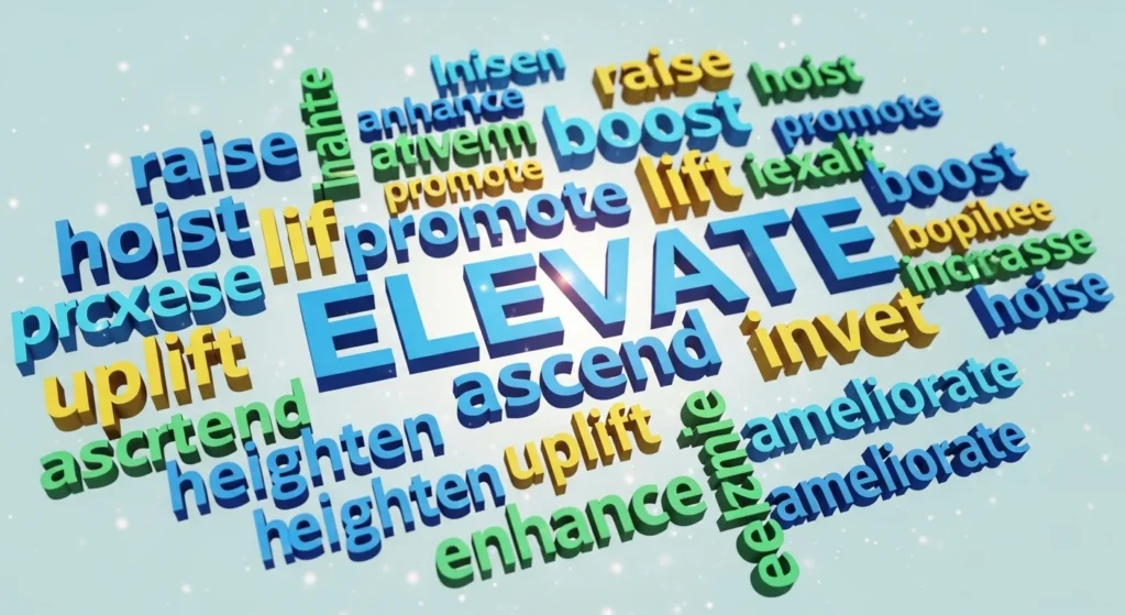 Synonyms of elevate