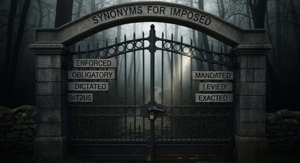 synonyms for imposed