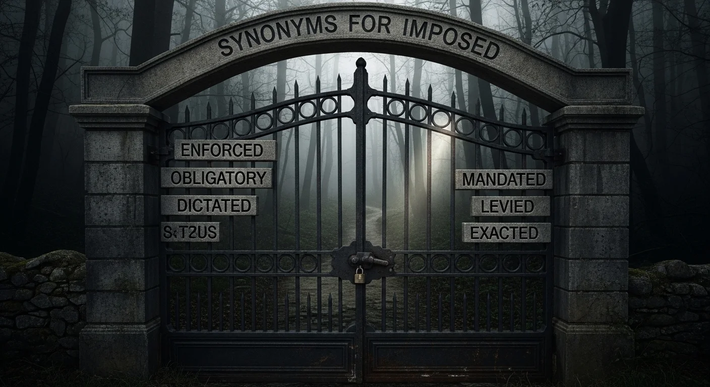 synonyms for imposed