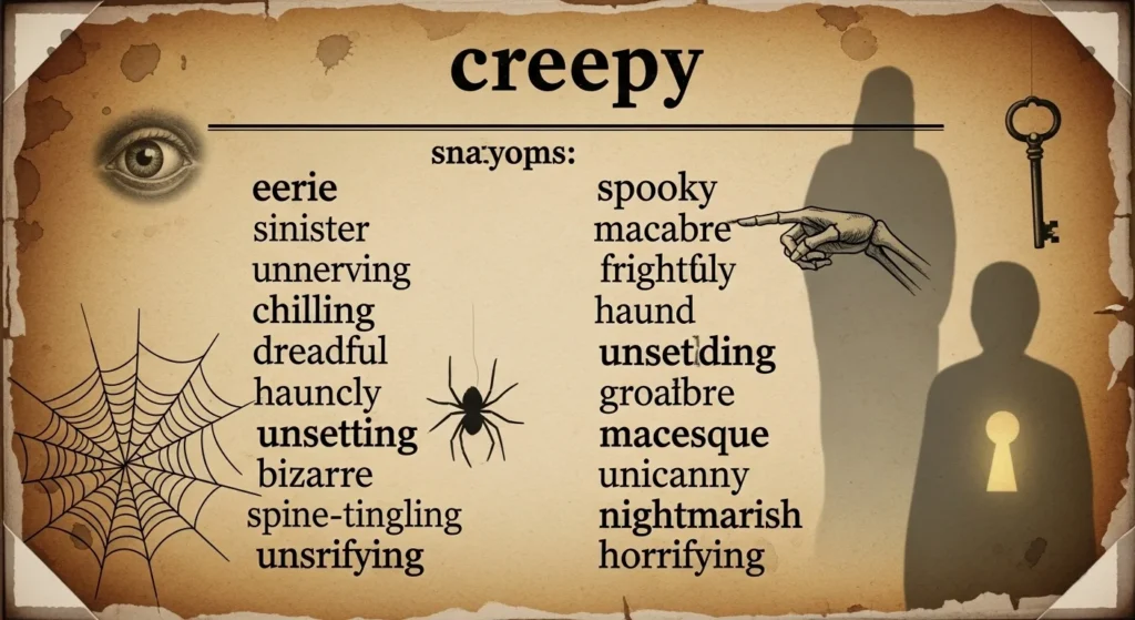 50 Best Synonyms for Creepy: A Complete Guide to Eerie Words