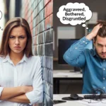 annoyed and synonyms