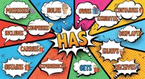 This image HAS a number of shades and colors. A beautiful display of synonyms for HAS