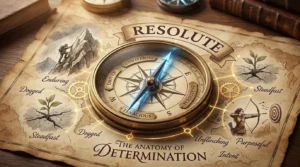 Who could represent Synonym for determined then a time-piece.