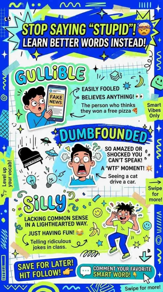 Gen Z Synonyms for Stupid for TikTok: Make Your Content Pop in 2026