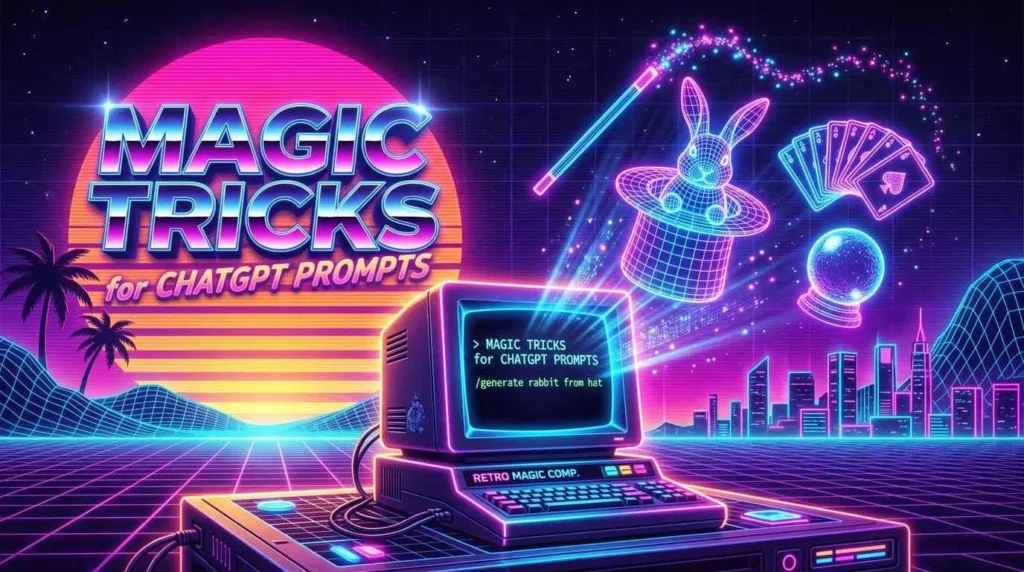 Magic Tricks for ChatGPT Prompts: Its Not Bengal Magic But AI